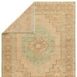 Product Image 3 for Hasina Hand-Knotted Medallion Tan / Sage Rug 10' x 14' from Jaipur 