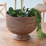 Product Image 3 for Burma Rattan Footed Cachepot from Napa Home And Garden