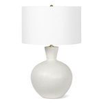 Product Image 1 for Reyka White Round Ceramic Table Lamp from Regina Andrew Design