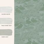 Product Image 4 for Laura Ashley Swans Jade Green Wallpaper from Graham & Brown