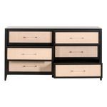 Product Image 2 for Holland Brushed Black Acacia 6-Drawer Double Dresser from Essentials for Living