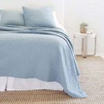 Product Image 2 for Huntington Cotton Euro Sham - Dusty Blue from Pom Pom at Home