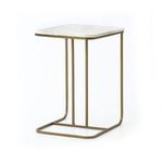 Product Image 10 for Adalley Polished White Marble C-Table from Four Hands