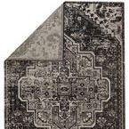 Product Image 3 for Ellery Indoor/ Outdoor Medallion Black/ Gray Rug from Jaipur 