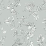 Product Image 3 for Laura Ashley Elderwood Duck-Egg Botanicals, Birds & Branches Wallpaper from Graham & Brown