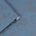 Product Image 2 for Laura Ashley Westbourne Midnight Blue Wallpaper from Graham & Brown