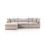 Product Image 4 for Stevie 3 Piece Sectional Sofa with Ottoman from Four Hands