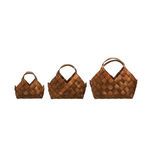 Product Image 1 for Artisanal Woven Wood Nesting Baskets, Set of 3 from Creative Co-Op