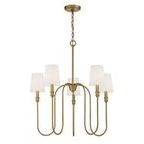 Product Image 7 for Betty 5 Light Natural Brass Chandelier from Savoy House 