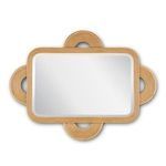 Product Image 1 for Santos Sand Rattan Rectangular Mirror from Currey & Company