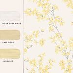Product Image 4 for Laura Ashley Forsythia Sunshine Floral Wallpaper from Graham & Brown
