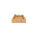 Product Image 3 for Rectangle Scalloped Edge Tray In Rattan from Worlds Away
