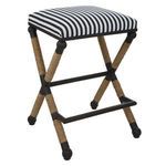 Product Image 7 for Braddock Iron & Rope Backless Black Counter Stool from Uttermost