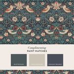 Product Image 3 for William Morris Strawberry Thief Wallpaper from Graham & Brown