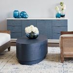 Product Image 6 for Mila Navy Oval Drum Coffee Table from Villa & House