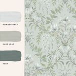 Product Image 4 for Laura Ashley Parterre Sage Floral Wallpaper from Graham & Brown