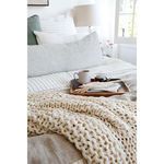 Product Image 2 for Finn Chunky Hand-Knit Throw Blanket - Antique White from Pom Pom at Home