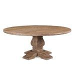Product Image 9 for Pengrove Round Antique Oak Mango Wood Dining Table from World Interiors