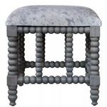 Product Image 1 for Estes Faux Cow Hide Small Bench from Uttermost