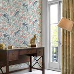 Product Image 2 for Laura Ashley Osterley Rosewood Birds & Flowers Wallpaper from Graham & Brown