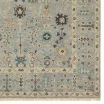 Product Image 4 for Nysa Hand-Knotted Floral Blue / Green Rug 10' x 14' from Jaipur 