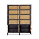 Product Image 5 for Caprice Wide Wooden Bookshelf - Black Wash Mango from Four Hands