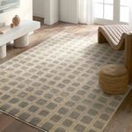 Product Image 5 for Japera Hand Knotted Geometric Gray/Ivory Rug from Jaipur