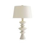 Product Image 2 for Jillian White Glass Stone Lamp from Arteriors