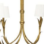 Product Image 5 for River Reed Basin Antique Gold Leaf Small Chandelier from Regina Andrew Design