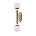 Product Image 4 for Barbican Double-Light Brass Wall Sconce from Currey & Company
