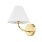 Product Image 1 for Stacey 1-Light Wall Sconce - Aged Brass from Hudson Valley