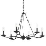 Product Image 1 for Sawyer Forged Iron 6-Light Exterior Chandelier from Troy Lighting