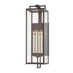 Product Image 1 for Beckham Textured Bronze 4-Light Exterior Large Wall Sconce from Troy Lighting