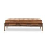 Product Image 11 for Halston Heirloom Sienna Top Grain Leather Cocktail Ottoman from Four Hands