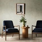 Product Image 24 for Braden Wood-Framed Navy Velvet Accent Chair from Four Hands