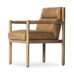 Product Image 3 for Kiano Brown Leather Dining Armchair from Four Hands