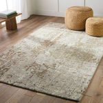 Product Image 4 for Octave Handmade Abstract Taupe/ Bronze Area Rug from Jaipur 