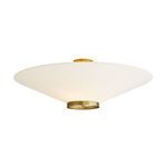 Product Image 4 for Decker Antique Gold Brass Steel Semi-Flush from Arteriors