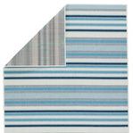 Product Image 2 for Lloria Indoor/ Outdoor Striped Blue/ Cream Rug from Jaipur
