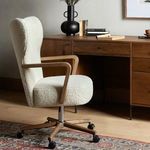 Product Image 25 for Melrose Sheepskin Natural Solid Ash Desk Chair from Four Hands