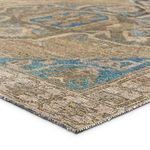 Product Image 2 for Nithas Medallion Green / Blue Rug from Jaipur