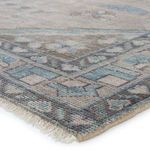 Product Image 2 for Santita Hand-Knotted Medallion Gray/ Blue Rug from Jaipur 