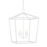 Product Image 4 for Denison White Wrought Iron Chandelier from Currey & Company