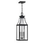 Product Image 2 for Emery 3-Light Outdoor Hanging Lantern in Matte Black from Savoy House