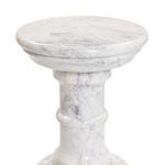 Product Image 6 for Cyprus Veined White Marble Solid End Table from Four Hands