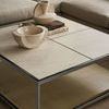 Product Image 5 for White Marble Modern Square Cartesian Cocktail Table from Caracole