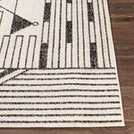Product Image 5 for Pisa Ivory / Black Stripe Rug from Surya