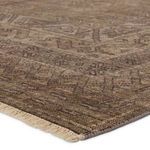 Product Image 2 for Kortan Handknotted Tribal Brown / Cream Rug from Jaipur 