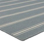 Product Image 2 for Barclay Butera by Memento Handmade Indoor / Outdoor Striped Slate / Ivory Rug 9' x 12' from Jaipur 