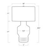 Product Image 4 for Lewis Black Ceramic Table Lamp from Regina Andrew Design